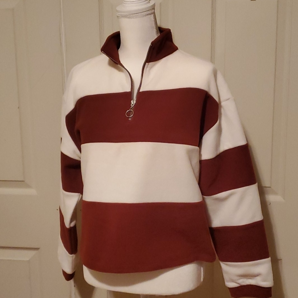 Derek and heart sweater